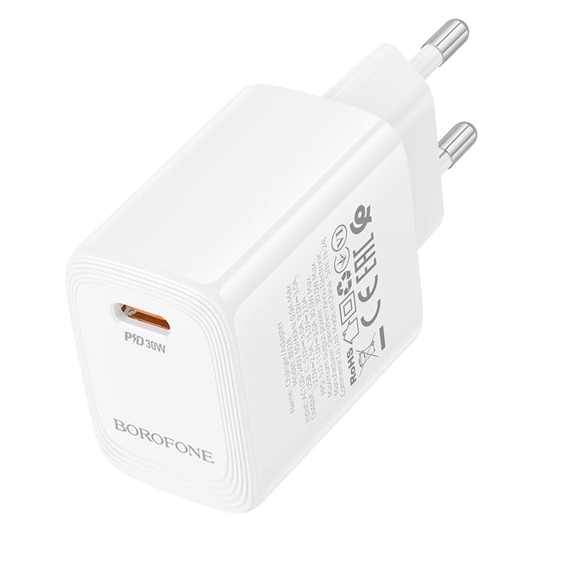 Adaptér Borofone BN28 Fuente s funkcí rychlonabíjení 30W bílý - náhled 4