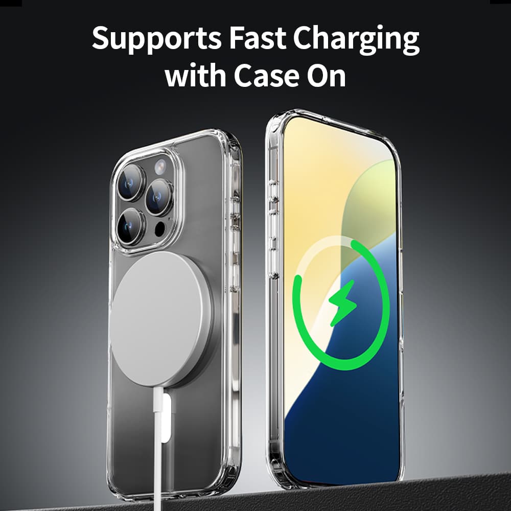 Zadní kryt Rock Crystal Series Magnetic pro iPhone 16 Plus transparentní - náhled 4