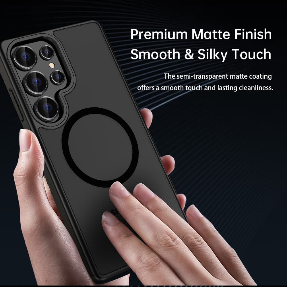 Zadní kryt Rock Guard Touch Matte Series Magnetic pro Samsung Galaxy S25 černý - náhled 4