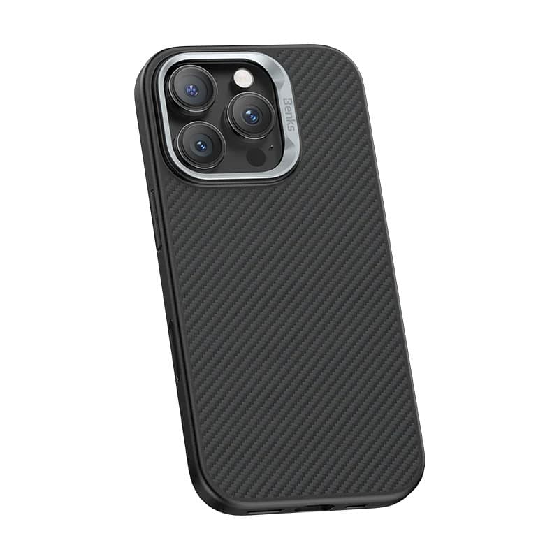 Zadní kryt Benks Magnetic Armor Pro Camera Control Kevlar Metal Frame 600D (D065) pro iPhone 16 Pro black - náhled 4