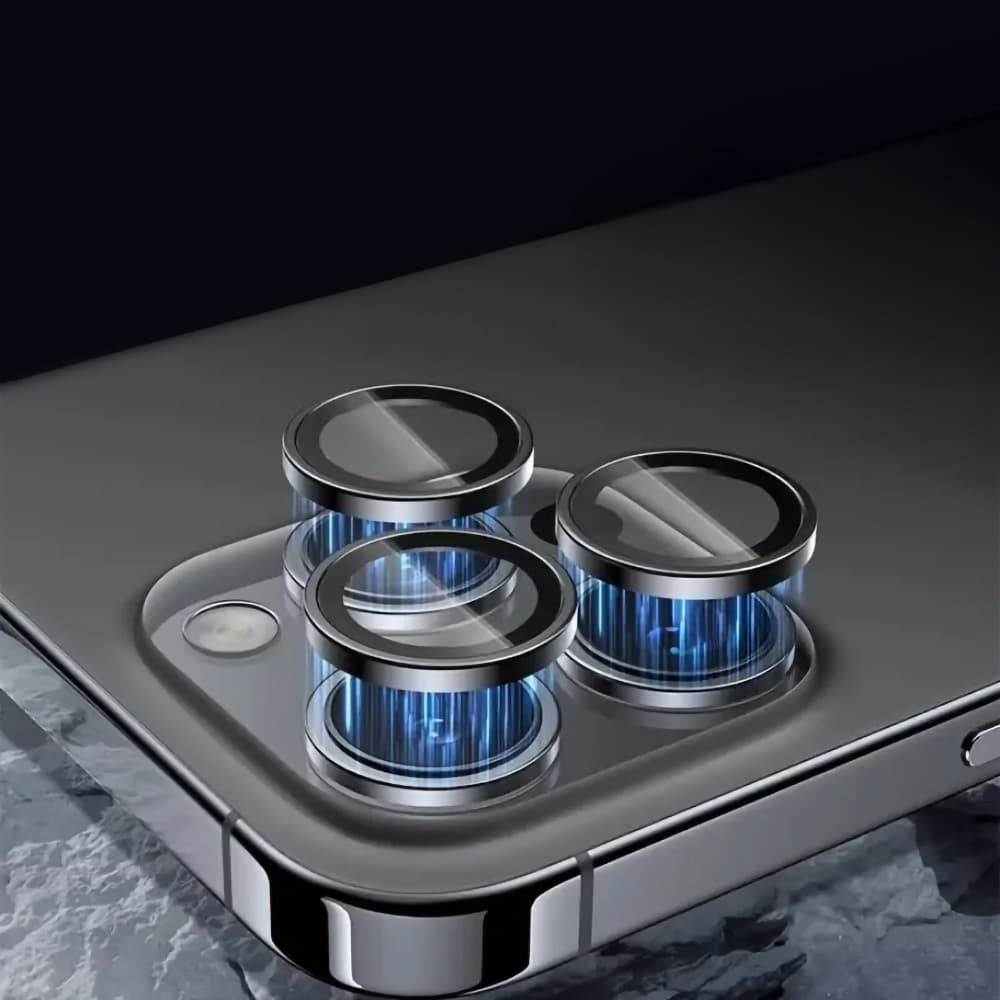 Tvrzené sklo Tel Protect 3D Lens na fotoaparát pro iPhone 16 Pro-16 Pro Max titanium - náhled 4