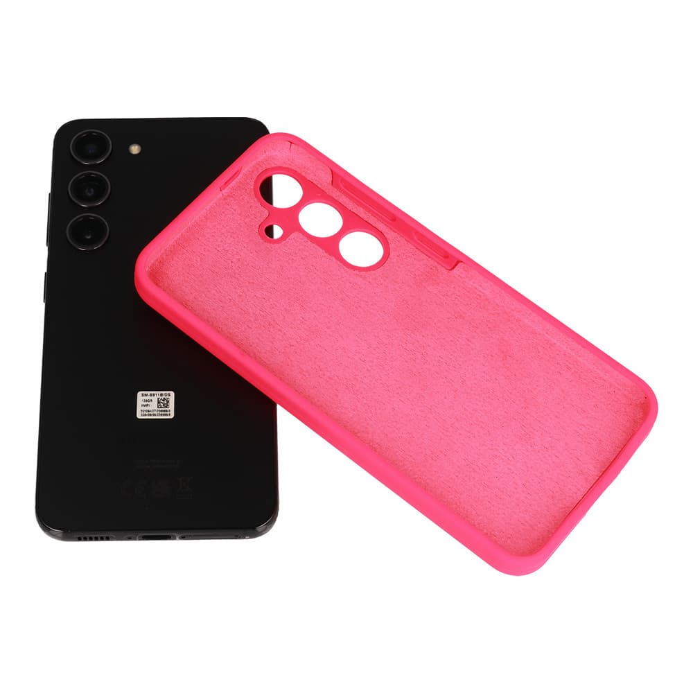 Zadní kryt Silicone Lite pro Samsung Galaxy A36 5G fuchsiový - náhled 3