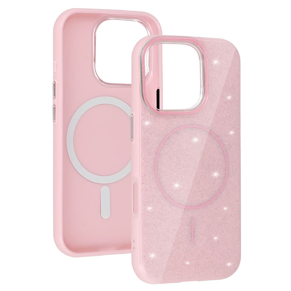 Zadní kryt Magsafe Slim Shiny pro iPhone 13 Pro Max light pink - náhled 4