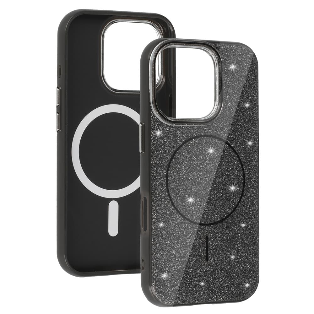 Zadní kryt Magsafe Slim Shiny pro iPhone 15 Pro Max black - náhled 4