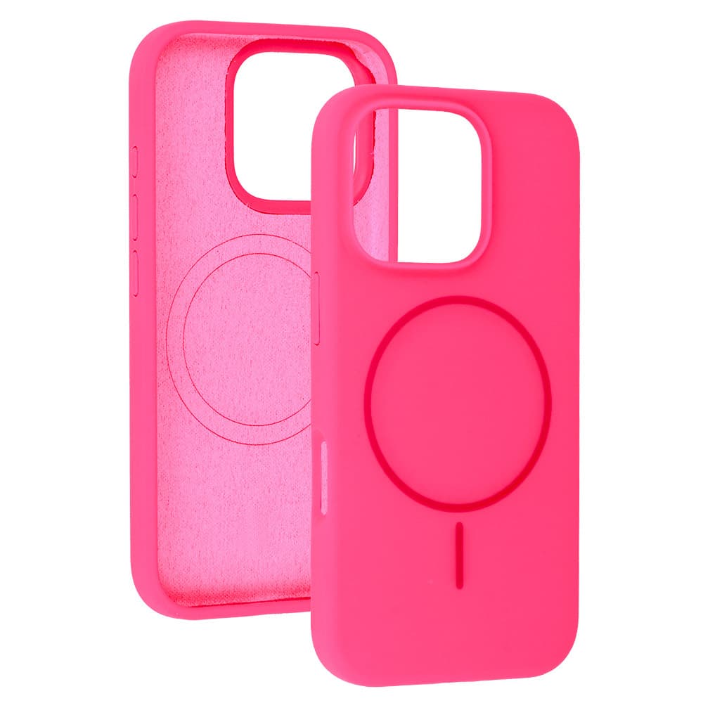 Zadní kryt Magsafe Slim Silicone pro iPhone 15 Pro pink - náhled 3
