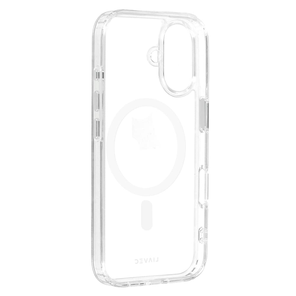 Zadní kryt Liavec Glossy Magsafe Clear pro iPhone 16 white - náhled 4
