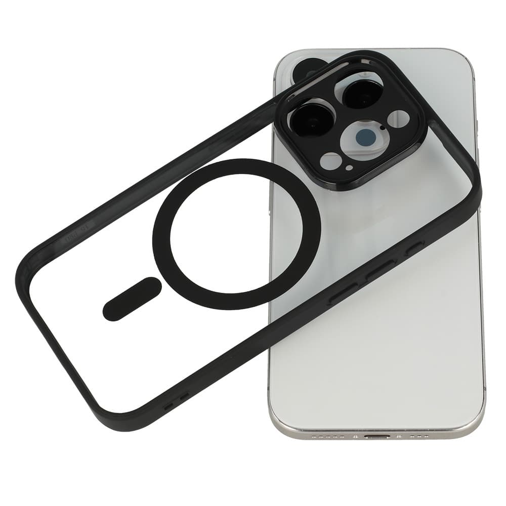Zadní kryt Acrylic Color Magsafe pro Samsung Galaxy S25 Edge black - náhled 3