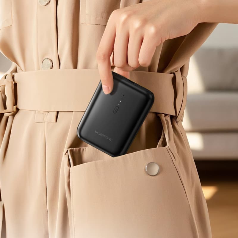 Powerbank Borofone 5000mAh BJ81 Stability USB-A černá - náhled 4