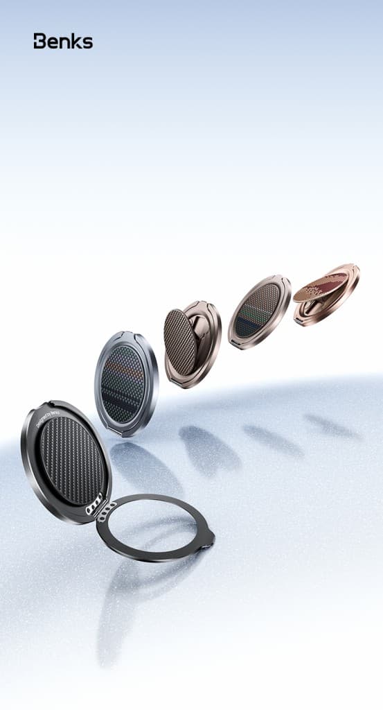 Prsten - držák na mobil Benks Armor Pop Kevlar L56 600D magnetic - náhled 4