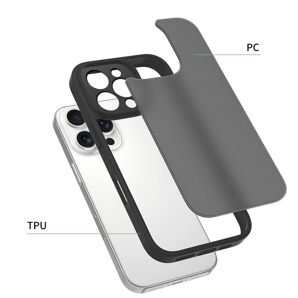 Zadní kryt Full Matte Mag Cover pro iPhone 16 Pro Max black - náhled 3