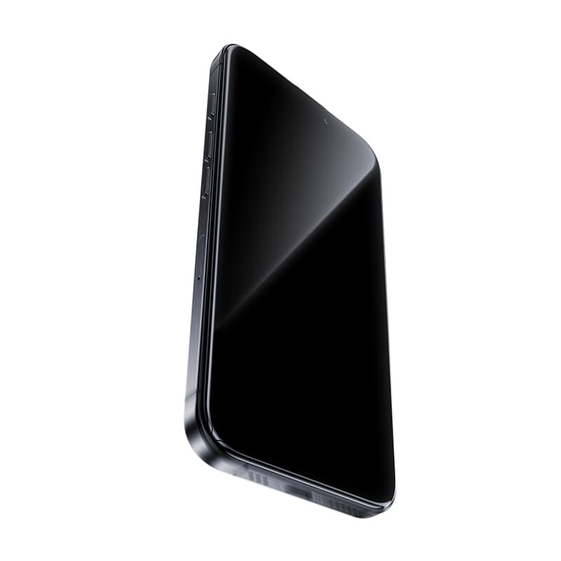 Tvrzené sklo Benks Glass Warrior Sapphire Coating (LL65) pro iPhone 16 Pro black (Thin Edge) - náhled 4
