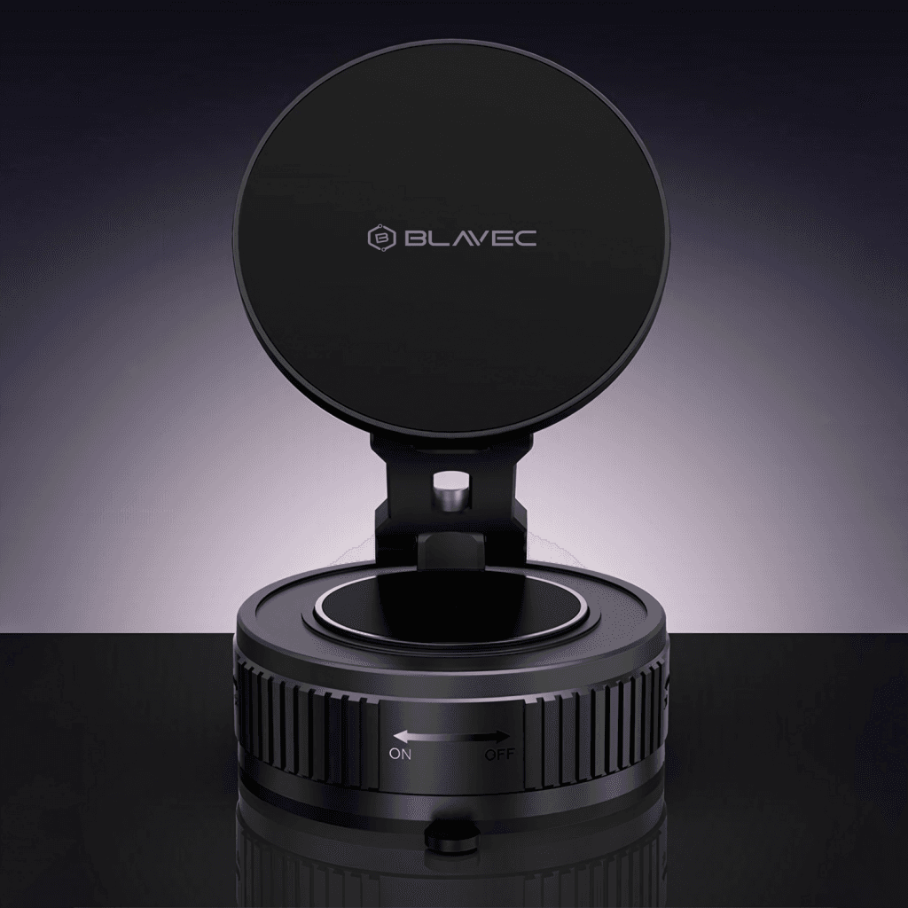Držák do auta Blavec BHV-02 Vacuum Magnetic (BHV02-PMB) černý - náhled 4