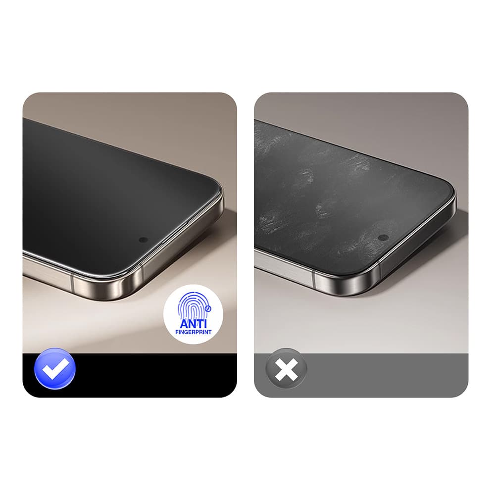 Tvrzené sklo Tel Protect Full Glue 6D Matt pro Samsung Galaxy A05-A06-A07 Black - náhled 4