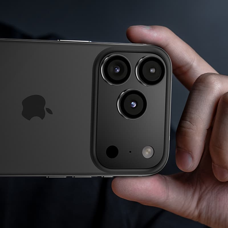 Tvrzené sklo Benks DR Sapphire Lens Protector na čočky fotoaparátu pro iPhone 17 black - náhled 4