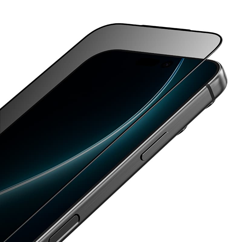 Tvrzené sklo Benks Ultra Shield Privacy (FF67) pro iPhone 17-16 Pro black - náhled 4