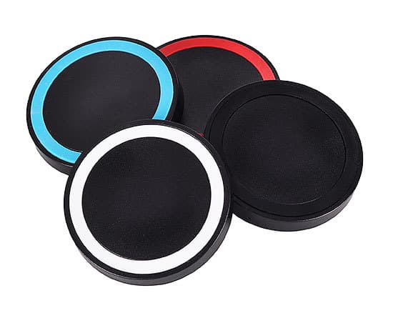 Bezdrátová nabíječka QI Universal - ROUND typ 01 2A černá - náhled 4