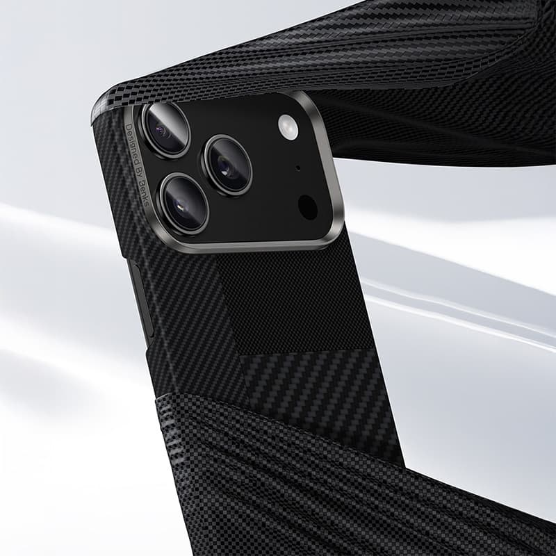 Zadní kryt Benks Montage Magnetic Armor Air Kevlar Metal Frame 600D+1500D (MB68) pro iPhone Air black - náhled 4