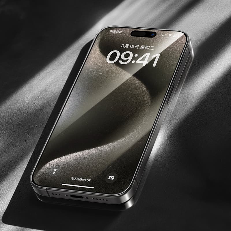 Tvrzené sklo Benks Arc Shield Full Coverage (GA61) pro iPhone 15 Pro black - náhled 4