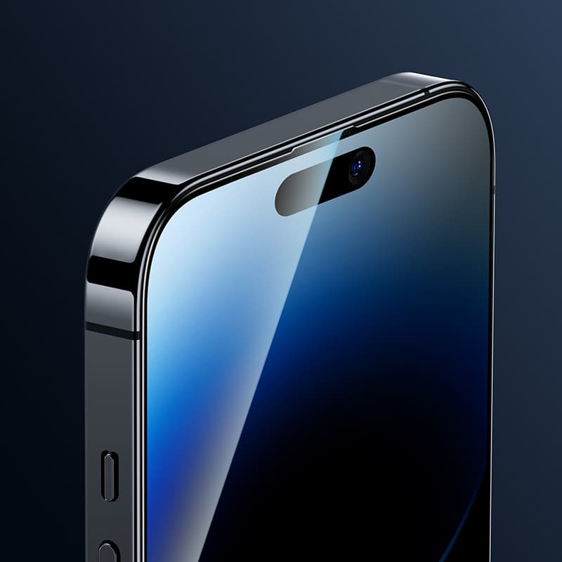 Tvrzené sklo Benks Glass Warrior Sapphire Coating (FC58) pro iPhone 14 Pro Max black - náhled 4
