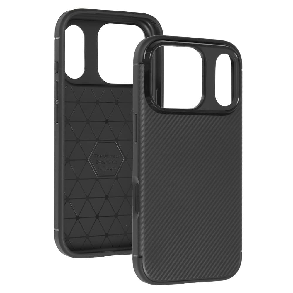 Zadní kryt Tel Protect Carbon Elite pro iPhone 17 Pro Max Black - náhled 4