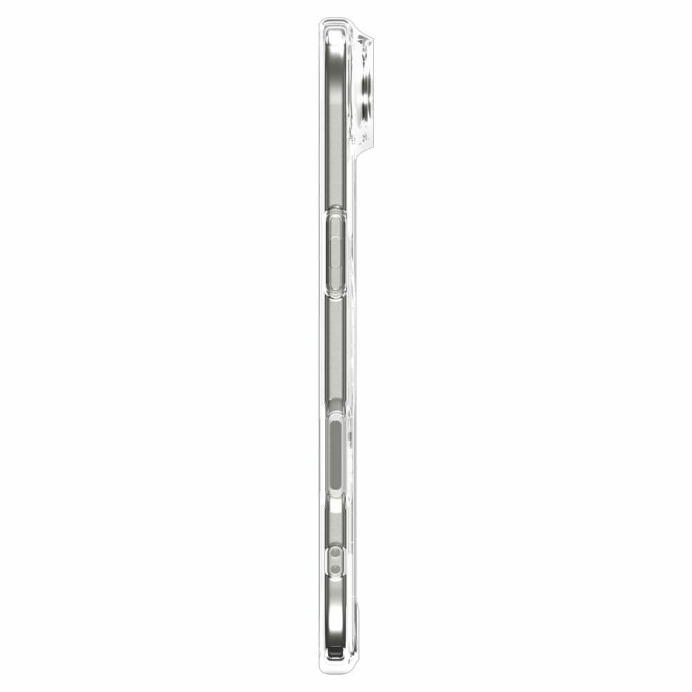 Zadní kryt SPIGEN Ultra Hybrid Mag Magsafe ACS10314 pro iPhone Air - Clear/Graphite - náhled 4