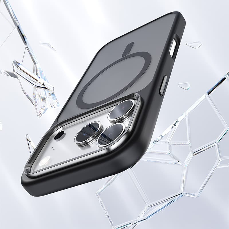 Zadní kryt Rock Guard Touch Matte Series Magnetic pro iPhone 17 Pro black - náhled 3