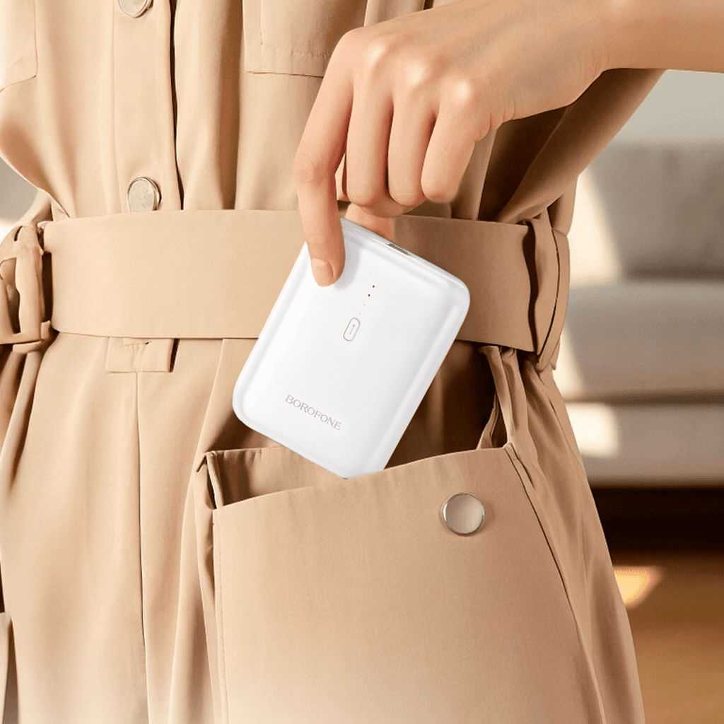 Powerbank Borofone 5000mAh BJ81 Stability USB-A bílá - náhled 4