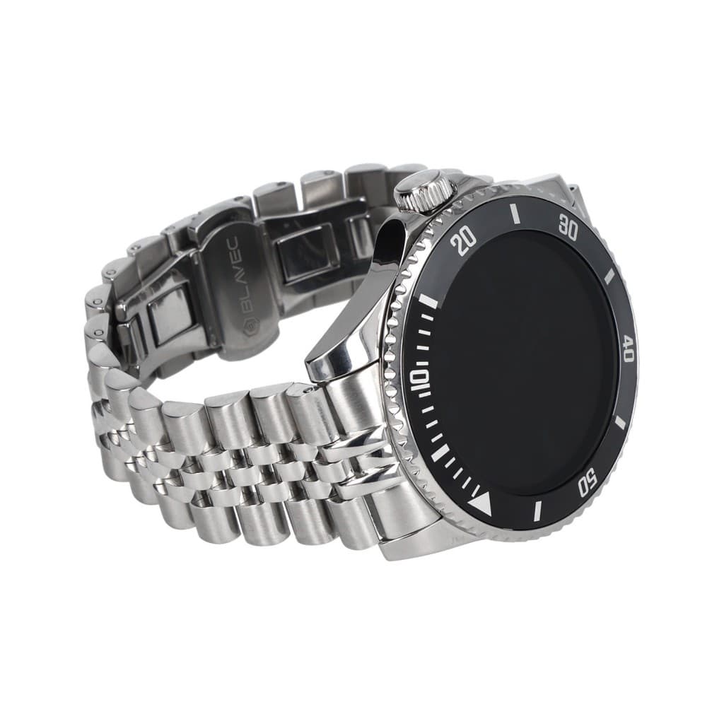 Chytré hodinky Blavec  M-02 Business AMOLED Full Touch Voice Call (SWM02-S) silver - náhled 4