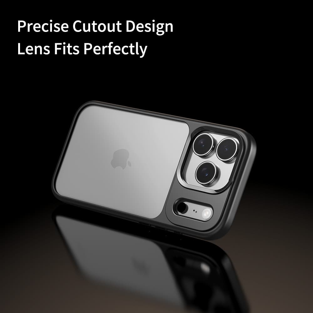 Zadní kryt Rock Guard Series pro iPhone 17 Pro Max transparent-black - náhled 4