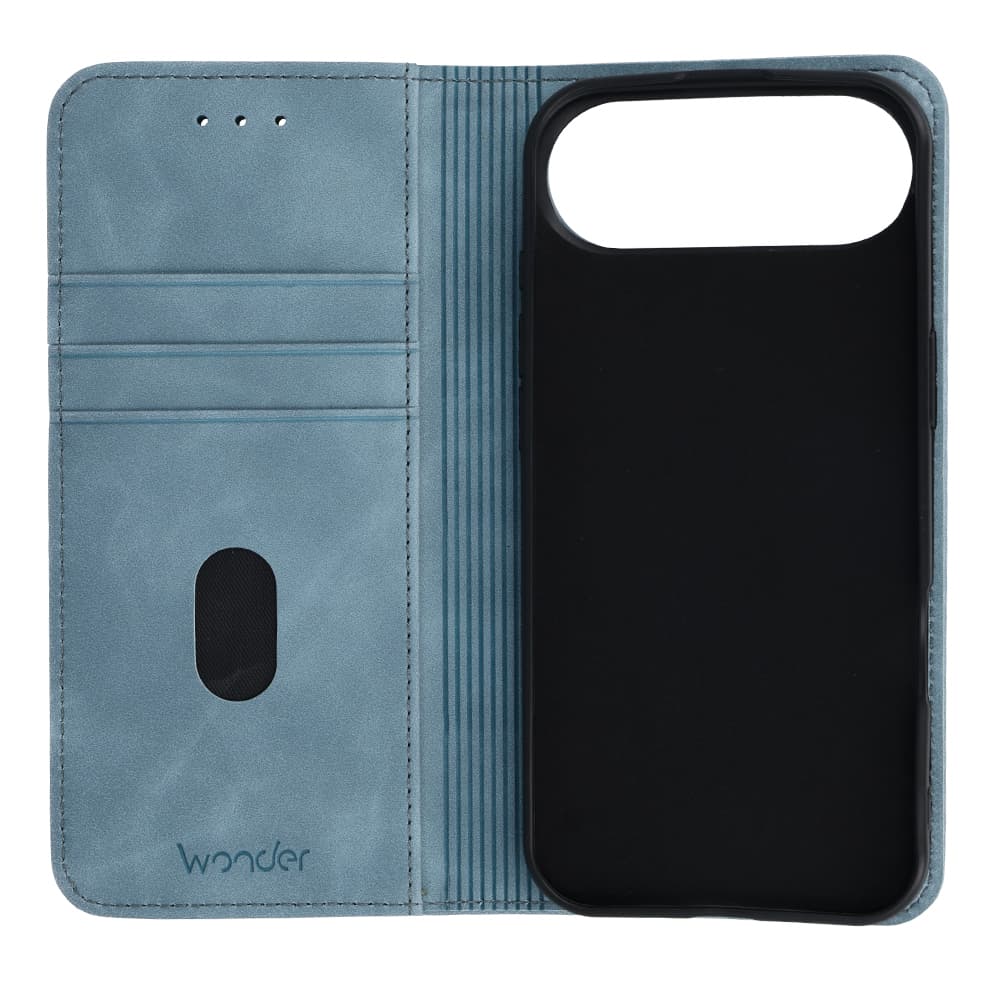 Knížkové pouzdro Wonder Smart pro iPhone Air nebesky modrá - náhled 4