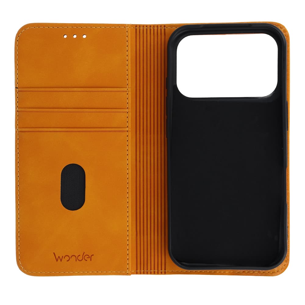 Knížkové pouzdro Wonder Smart pro iPhone 17 Pro Max cosmic orange - náhled 4