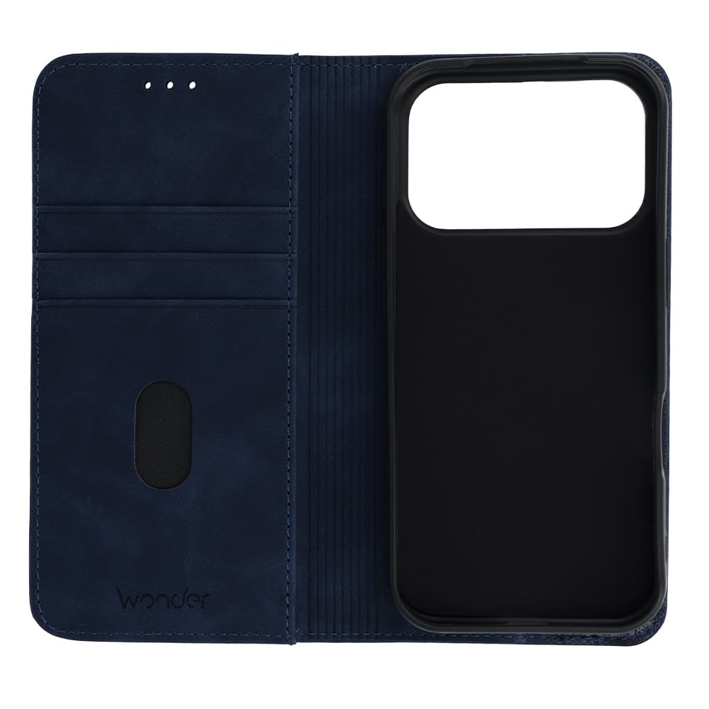 Knížkové pouzdro Wonder Smart pro iPhone 17 Pro deep blue - náhled 4