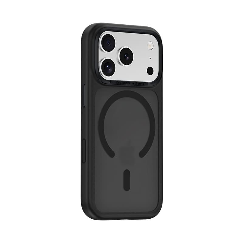 Magnetický kryt Benks Mist s kovovým rámem a tlačítkem pro ovládání fotoaparátu (K069) pro iPhone 17 Pro, černý - náhled 4