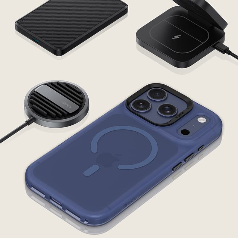 Kryt Benks Magnetic Lucid Armor (C069) pro iPhone 17 Pro blue (tlačítko ovládání fotoaparátu) - náhled 4