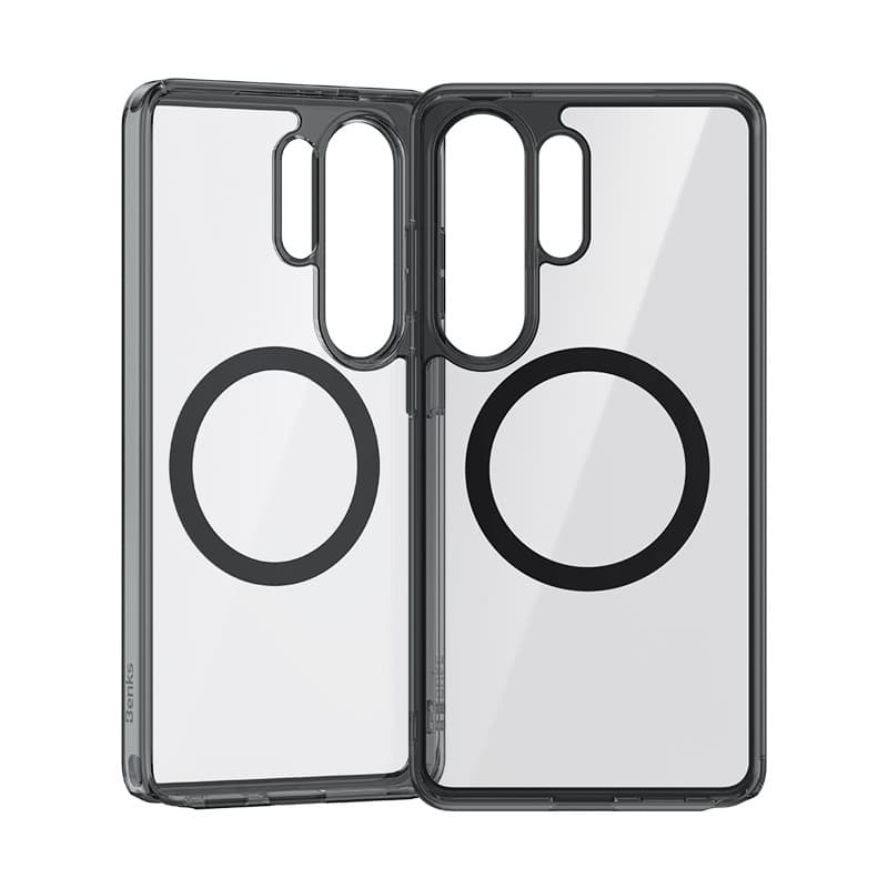 Kryt Benks Magnetic Crystal TPU Frame (0050) pro Samsung Galaxy S26 Ultra černý - náhled 4