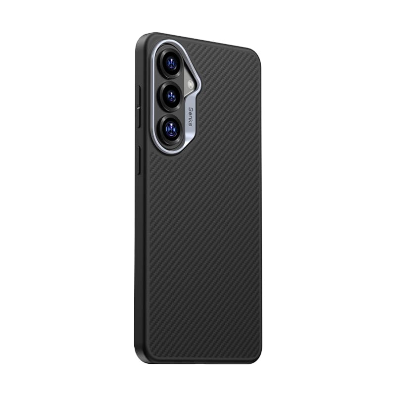 Kryt Benks Magnetic Armor Pro Kevlar s kovovým rámečkem 600D (G048) pro Samsung Galaxy S26 černý - náhled 4