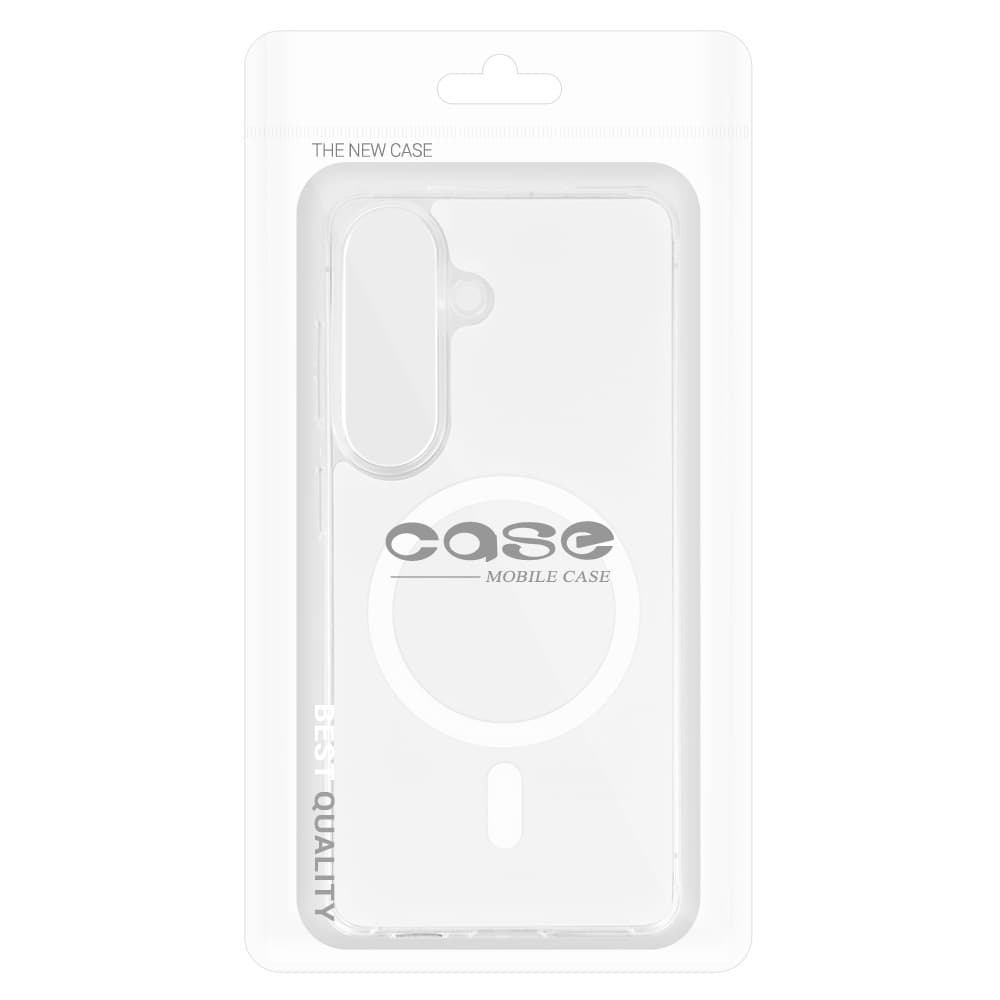 Ochranný kryt Glossy MagSafe pro Samsung Galaxy S26 bílý - náhled 3