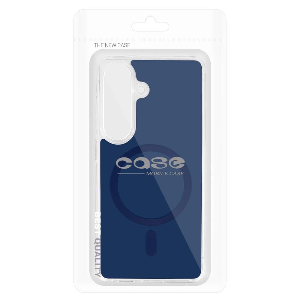 Ochranný kryt Glossy MagSafe pro Samsung Galaxy S26 Plus tmavě modrý - náhled 3