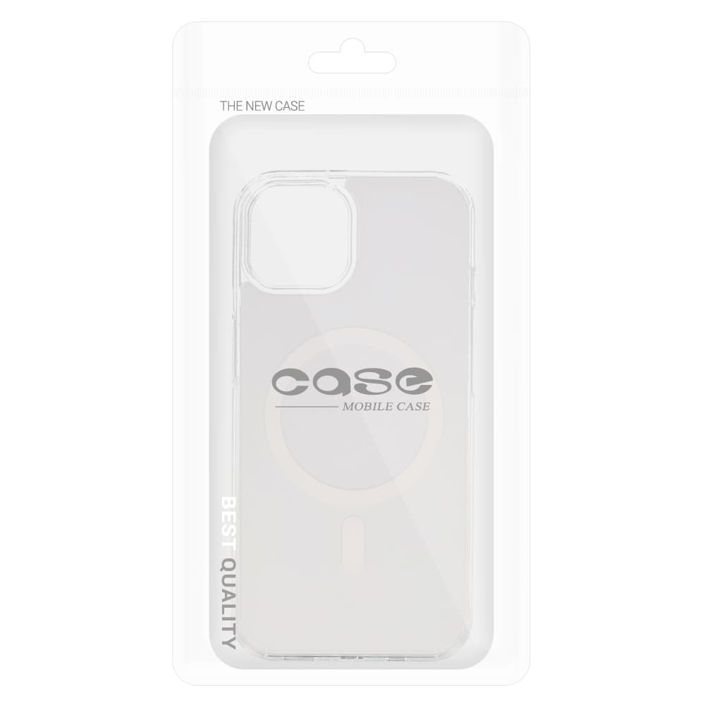 Ochranný kryt Glossy MagSafe pro iPhone 13/14 bílý - náhled 3