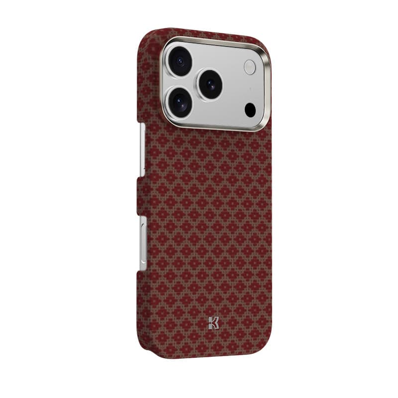 Kryt Benks Magnetic Armor Air Armor Grid Kevlar Metal Frame 600D (H070) pro iPhone 17 Pro Max oranžový - náhled 4