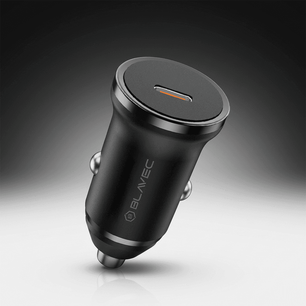 Rychlonabíječka do auta Blavec BS-01C-C Road 20W s kabelem USB-C černá - náhled 4
