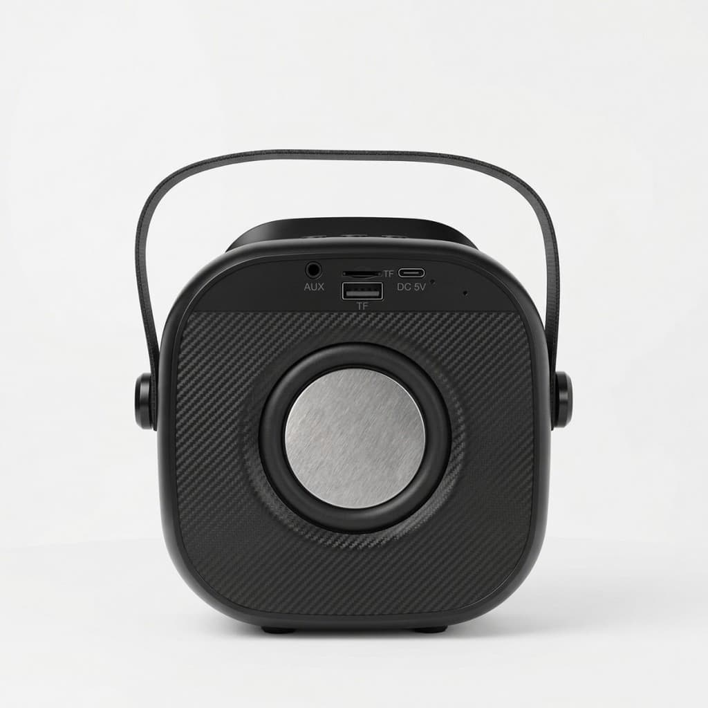 Přenosný Bluetooth reproduktor Blavec WS-08 Karaoke Idol s mikrofony černý - náhled 4