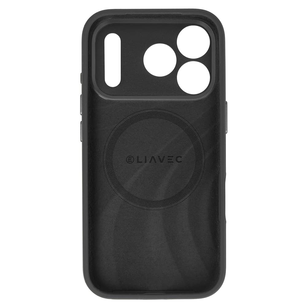 Kryt Liavec Silk Shield s kovovým rámečkem fotoaparátu pro Apple iPhone 17 Pro Max černý - náhled 4