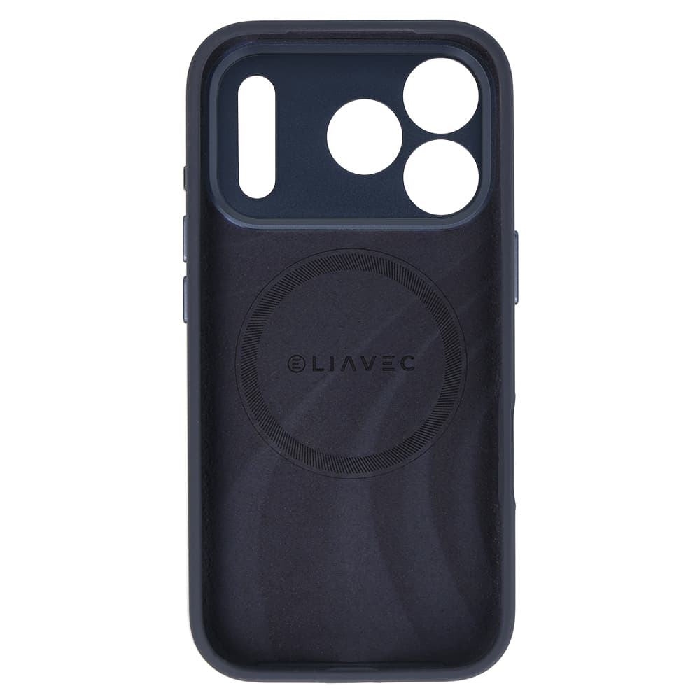 Kryt Liavec Silk Shield s kovovým rámečkem fotoaparátu pro Apple iPhone 17 Pro námořnicky modrý - náhled 4