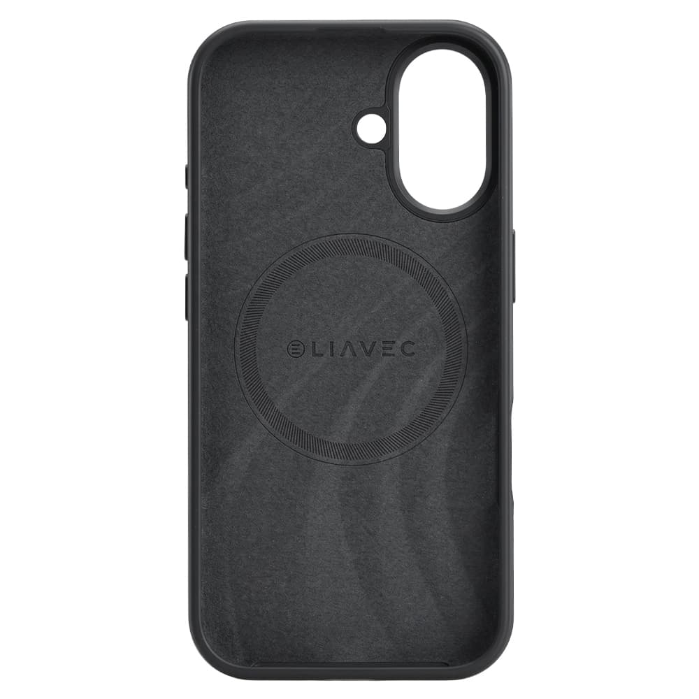 Silikonový kryt Liavec Silky s kovovým rámečkem fotoaparátu pro Apple iPhone 17 černý - náhled 4