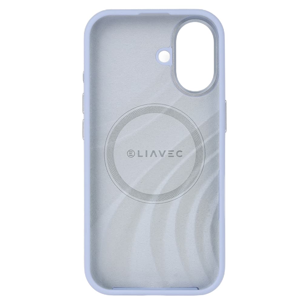 Silikonový kryt Liavec Silky s kovovým rámečkem fotoaparátu pro Apple iPhone 17 modrý - náhled 4