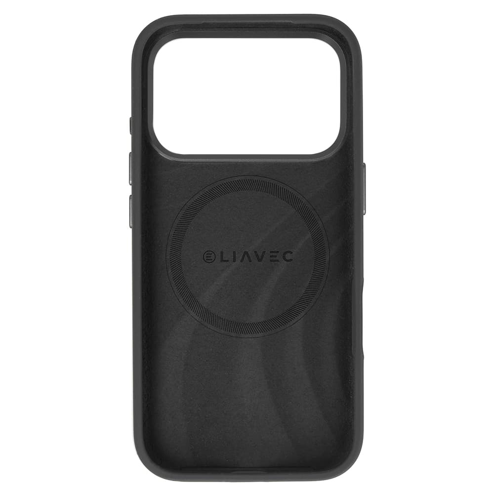 Silikonový kryt Liavec Silky s kovovým rámečkem fotoaparátu pro Apple iPhone 17 Pro Max černý - náhled 4