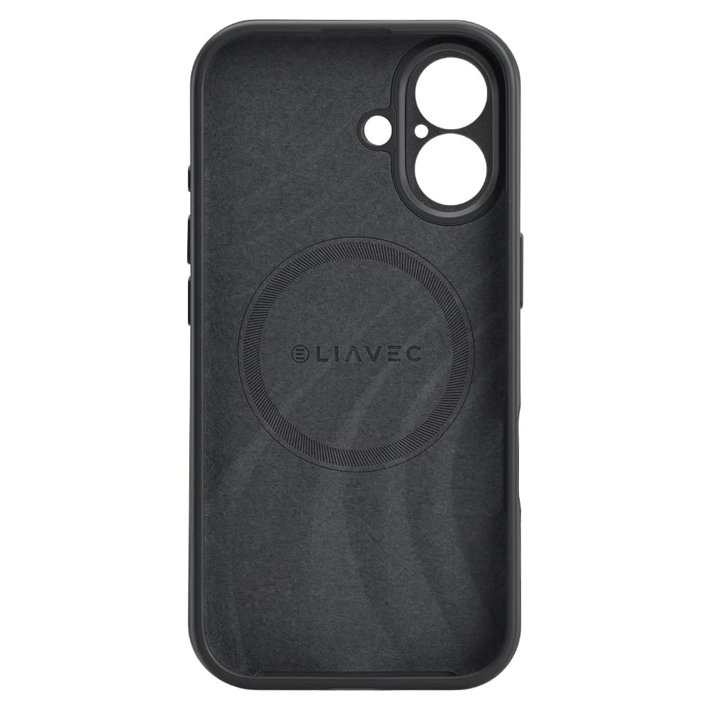 Kryt Liavec Silk Shield s kovovým rámečkem fotoaparátu pro Apple iPhone 17 černý - náhled 4