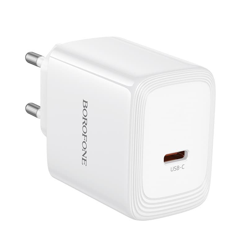 Adaptér Borofone BN33 Fuente GaN Typ C QC 3.0 PD 40W bílý - náhled 4