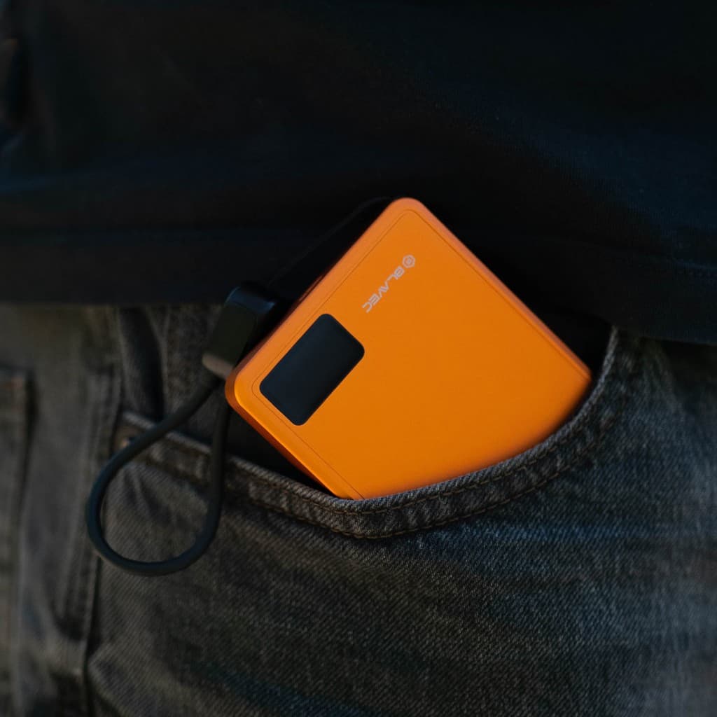 Powerbanka Blavec BJ-03 Ultra Slim 5000mAh oranžová hliníková 22,5W - náhled 4
